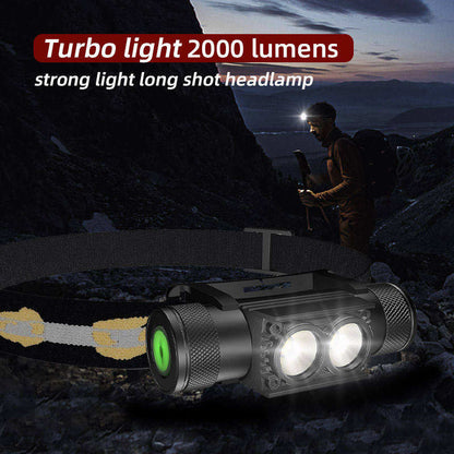LED pandelampe på 2000lumen med 18650 Lithium batteri