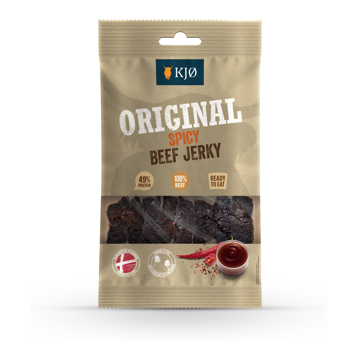 KJØ ORIGINAL Spicy Beef Jerky – 25 g