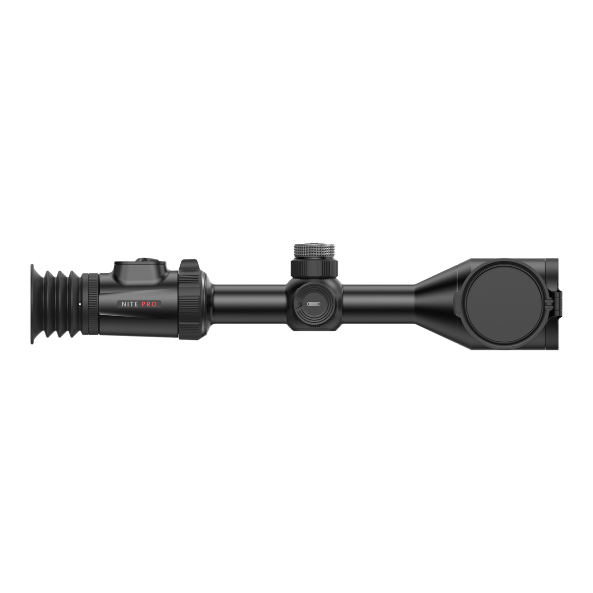 NOCPIX NITE PRO D50R – sidevisning med åbent objektivdæksel